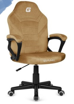 Beżowy fotel obrotowy MARIO ALCANTARA BEIGE marki Lugano Beżowy fotel obrotowy MARIO ALCANTARA BEIGE marki Lugano