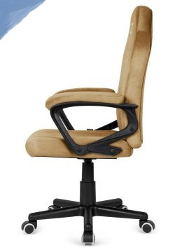 Beżowy fotel obrotowy MARIO ALCANTARA BEIGE marki Lugano Beżowy fotel obrotowy MARIO ALCANTARA BEIGE marki Lugano