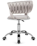 Krzesło obrotowe Treccia Office Grey firmy Lugano