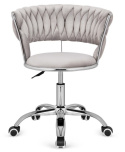 Krzesło obrotowe Treccia Office Grey firmy Lugano