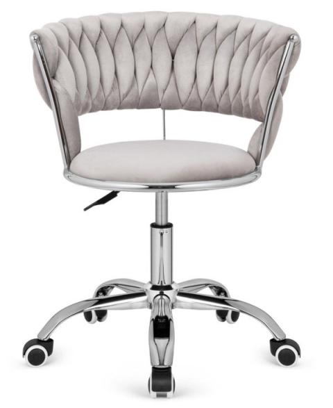 Krzesło obrotowe Treccia Office Grey firmy Lugano Krzesło obrotowe Treccia Office Grey firmy Lugano
