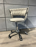 Krzesło obrotowe Treccia Office Grey firmy Lugano
