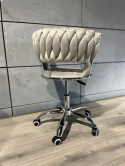 Krzesło obrotowe Treccia Office Grey firmy Lugano