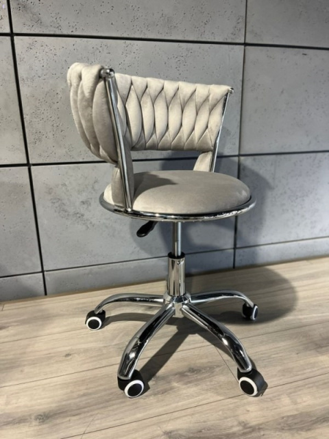 Krzesło obrotowe Treccia Office Grey firmy Lugano Krzesło obrotowe Treccia Office Grey firmy Lugano