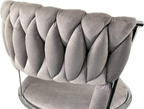 Krzesło obrotowe Treccia Office Grey firmy Lugano Krzesło obrotowe Treccia Office Grey firmy Lugano
