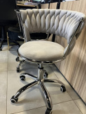 Krzesło obrotowe Treccia Office Grey firmy Lugano