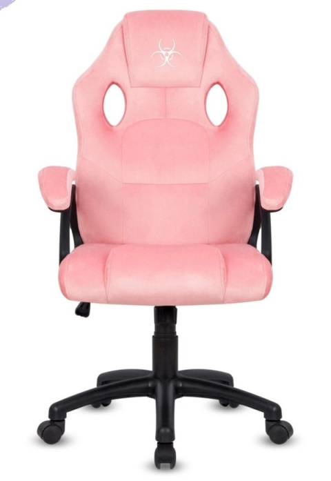 Różowy fotel obrotowy dla graczy, do biurka Carrera M Alcantara Pink Różowy fotel obrotowy dla graczy, do biurka Carrera M Alcantara Pink
