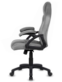 Szary fotel obrotowy Carrera M Alcantara Grey New marki Lugano
