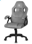 Szary fotel obrotowy Carrera M Alcantara Grey New marki Lugano