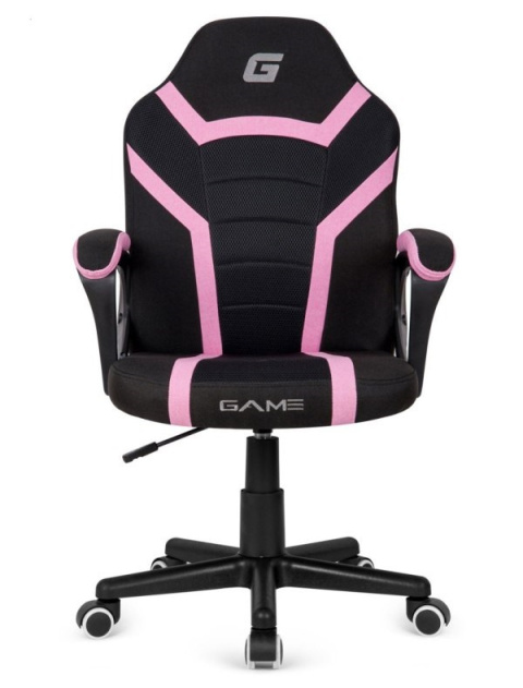 Fotel obrotowy Mario Black Pink Fabric marki Lugano Fotel obrotowy Mario Black Pink Fabric marki Lugano