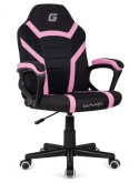 Fotel obrotowy Mario Black Pink Fabric marki Lugano