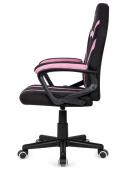 Fotel obrotowy Mario Black Pink Fabric marki Lugano