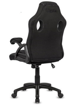 Czarny fotel obrotowy dla gracza i do biurka Carrera M Black Czarny fotel obrotowy dla gracza i do biurka Carrera M Black
